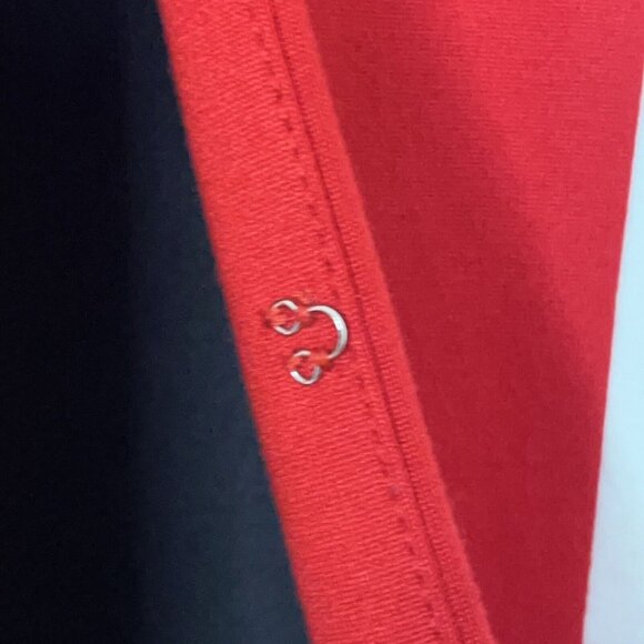 Ashro Women's XL Abstract Color Block Long Sleeve Akello Jacket Coat Dress MCM - Picture 10 of 16